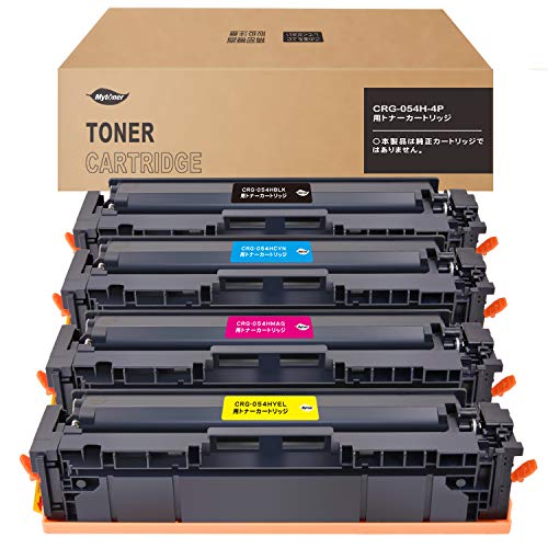 Mytoner キヤノン CRG-054H-4P 互換トナーカートリッジ 4色セット 大容量 対応機種:LBP621C/ LBP622C/ MF642Cdw/ MF644Cdw