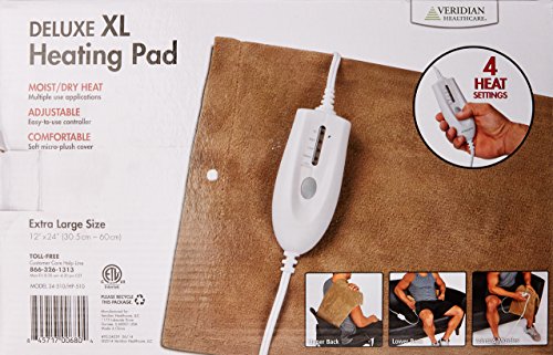 Veridian Healthcare Deluxe Moist/Dry Heating Pad - Thumbnail 2