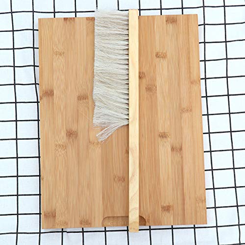 POPETPOP- Imkereibürste mit weichen Borsten und zweireihiger Bienenbürste aus Holz – Bild 3