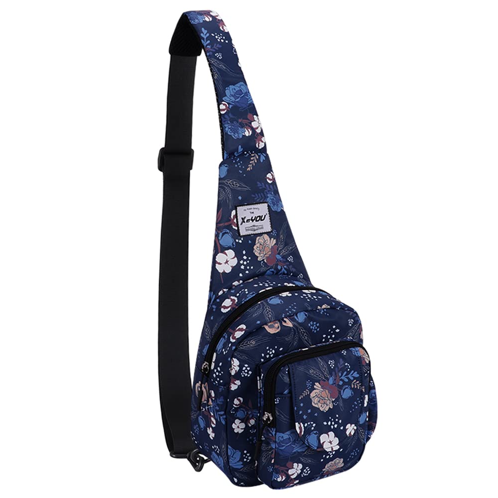 XEYOU Small Sling Bags for Women Crossbody Backpack Hiking Travel Daypack Chest Bag Lightweight Shoulder Bag