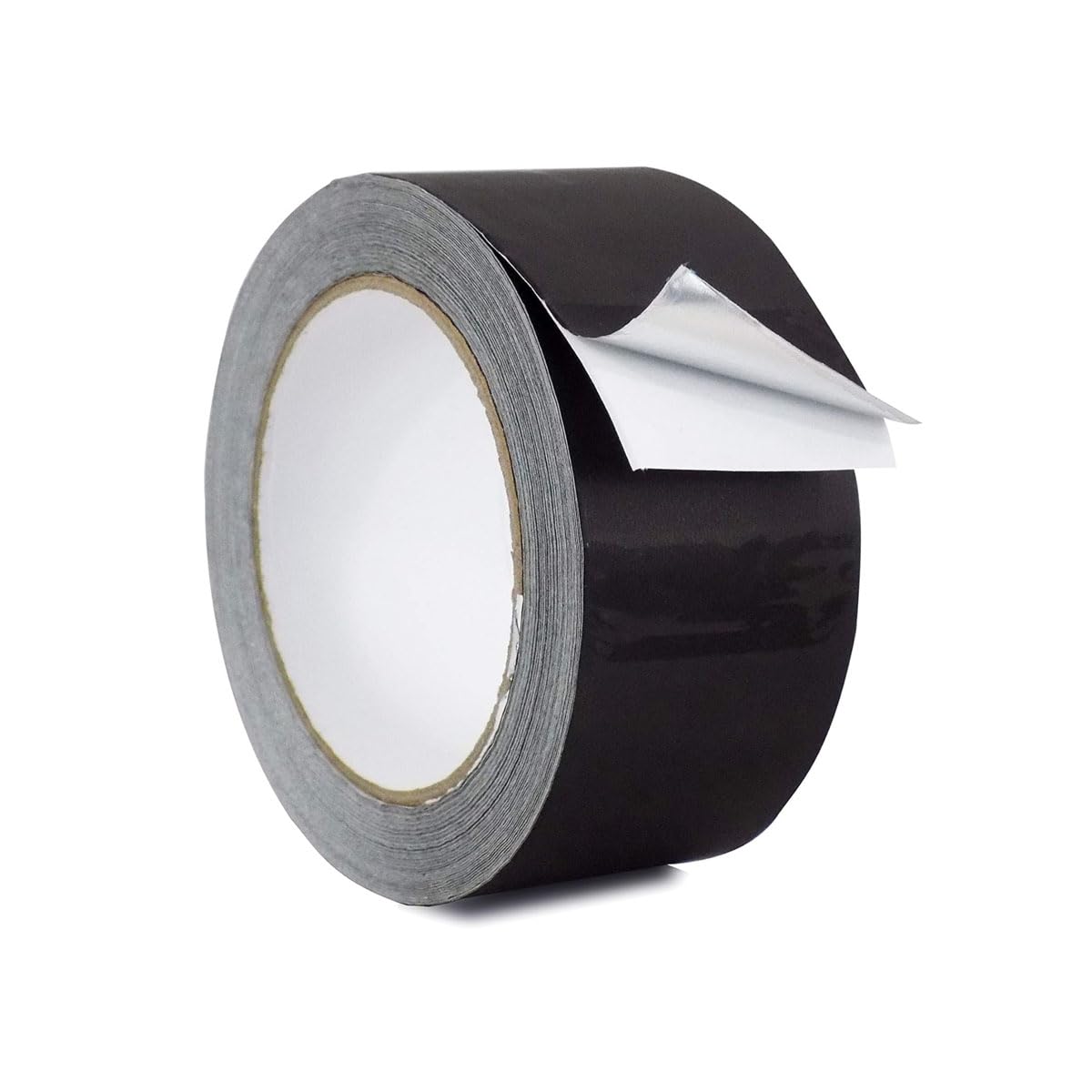 Sheporse Black Aluminum Foil Tape, High Temp Heavy Duty Adhesive HVAC Sealing Hot Cold Air Duct Tape for Pipe Metal Repair 2