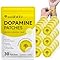 Dopamine Patches, 30 Vegan Skin Kind Dopamine Happy Patches, Transdermal Patch with 5-HTP for Overall Well-Being