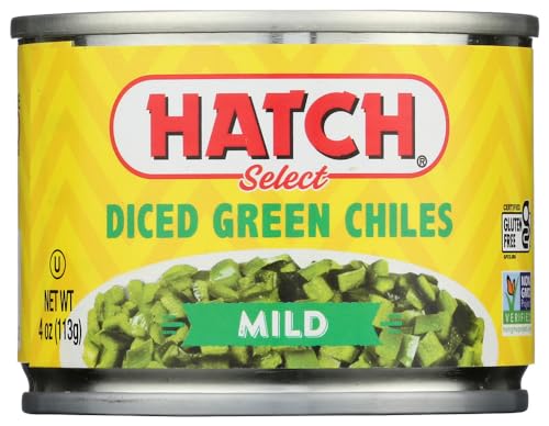 Hatch Mild Diced Green Chilis Pack of 12