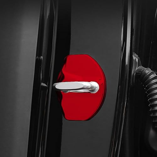 Miniatura 3 de Compatible con Tesla Model 3 2016-2025 - Cubierta de bloqueo de puerta de automóvil para modelo Y, cubierta de tope de puerta con protector de acero