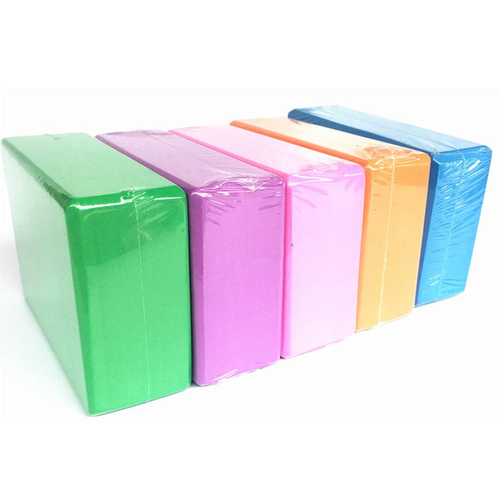 AIZYR Bloque De Yoga, Bloques Yogaer Yoga - Espuma EVA De Alta Densidad Bloque De Ejercicio Monocromo, Soporte Instantáneo Y Mejora Tus Poses Y Flexibilidad,Verde