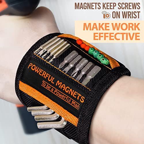 Eastpin Tool Gifts for Men Stocking Stuffers - Magnetic Wristband for Holding Screw,Gifts for Men Dad Father Husband Him, Gadget Women Magnetic Tool Christmas Gift for Handyman Carpenter Woodworker