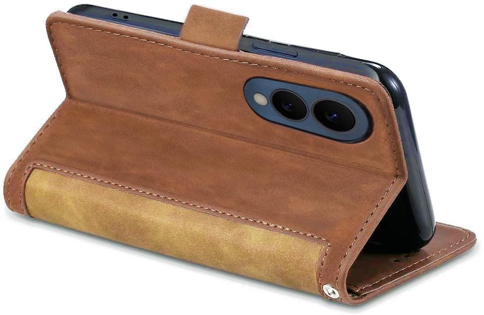 Image of Excelsior Flip Cover for Samsung Galaxy S25 Edge | Premium PU Leather | 360 Degree Protection (Coffee) (Coffee)