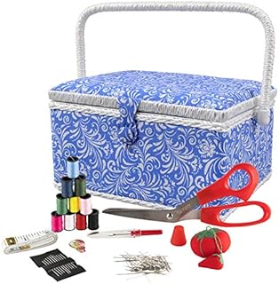 SINGER Sewing Basket with Notions - Deliah Scroll