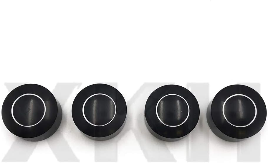 XKMT-4PCS Bolts Toppers Caps Cover Black Chrome Compatible With Harley 08-13 XR XL Twin Cam Dyna [B07HGL1MWL]