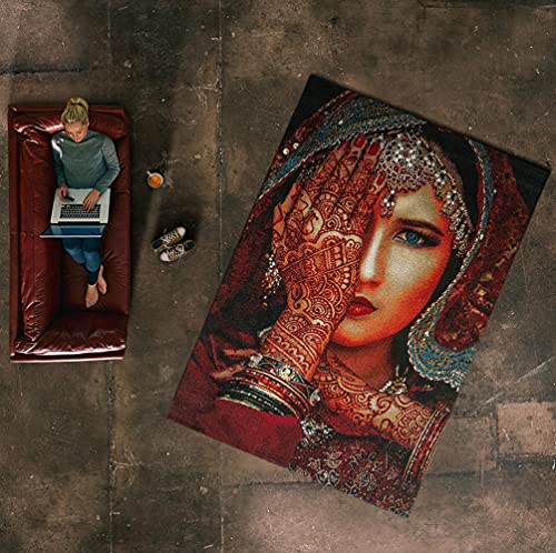 the carpet Maya - Alfombra de salón Oriental clásica para Dormitorio, diseño Oriental, 160 x 230 cm
