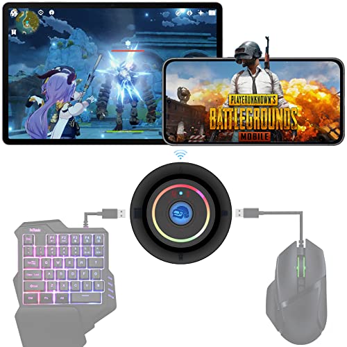 Convertidor de Teclado y ratón con una Mano para PUBG Mobile, Joso Game Keyboard and Mouse Mobile...