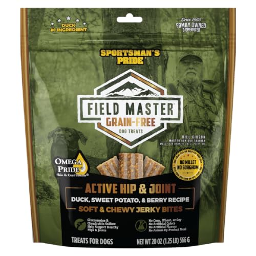 Sportsman's Pride Field Master Active Hip & Joint Duck, Sweet Potato & Berry Recipe Grain-Free Jerky...