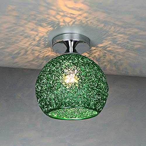 Plafonnier semi-encastré moderne en fil d'aluminium luminaire compact de plafond