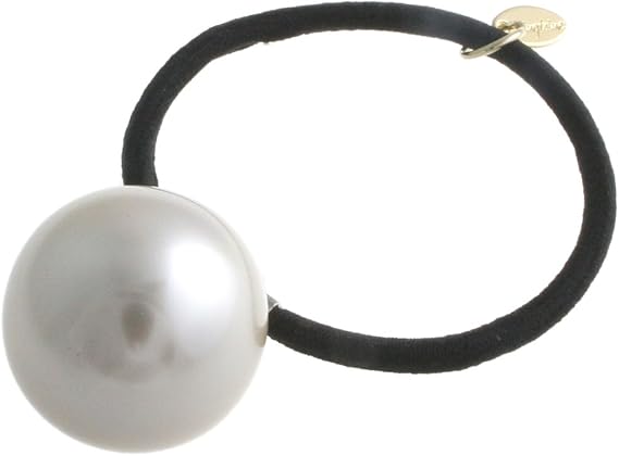 Amazon Co Jp ヴァンテーヌ Vingtaine 一粒 パール ヘアゴム 2 5cm 大粒 シンプル ヘアアクセサリー H 670 ビューティー