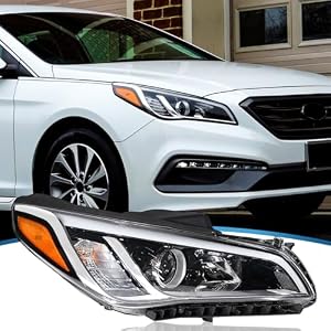 2015–2017 Hyundai Sonata Passenger Side Halogen Headlight