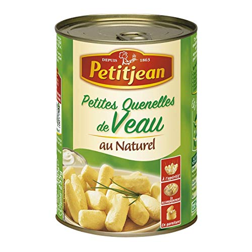PETITJEAN - Petites Quenelles De Veau Au Naturel 400G - Lot De 3