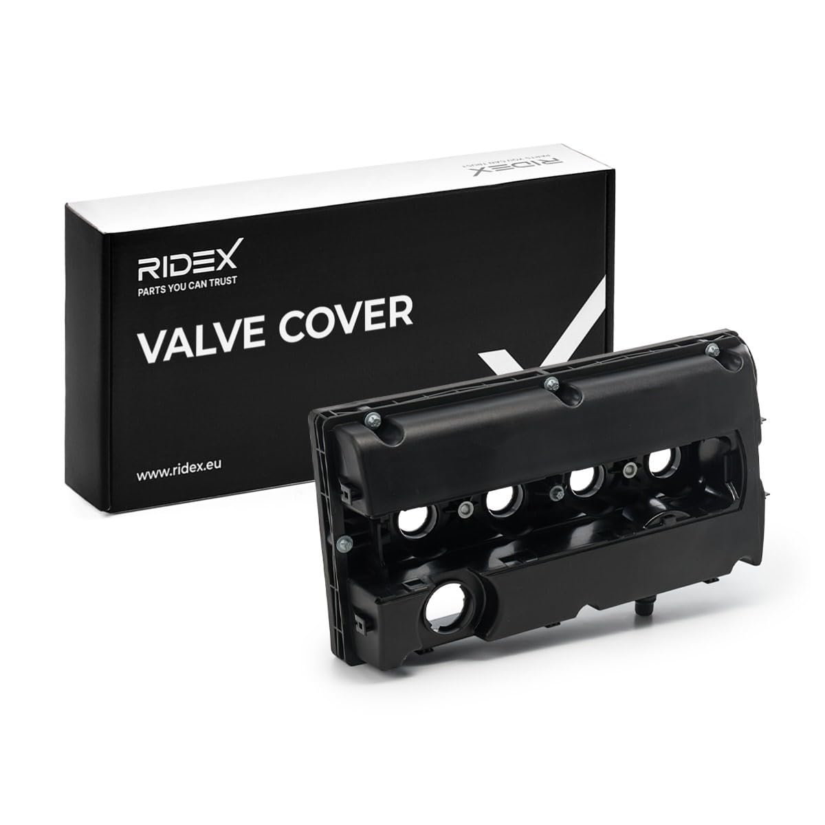 RIDEX 977C0005 Tapa de balancines con junta con tornillos Compatible con OPEL Vectra C Caravan Z02