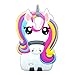 Cute 3D Cartoon Lovely Animal Design Soft Silicone Back Case Cover for Samsung (Galaxy S4 I9500 Rainbow Unicorn)