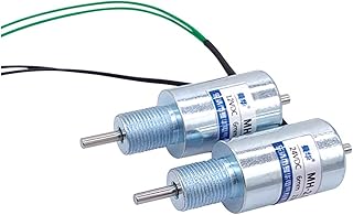 OUSIKA MH-2.5 Push-Pull Type Miniature Electromagnet DC 12V 24V Tubular Electric Solenoid Electromagnet Stroke 6mm 250g Relay (Size : 24V)