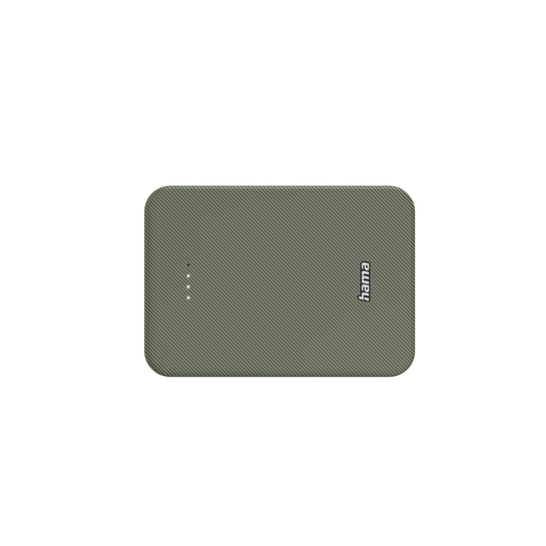 Hama Power Pack do ładowania telefonu 10000 mAh (powerbank, szybkie ładowanie, USB A, USB C, pojemny, lekki, mały, ładowarka) czerwony