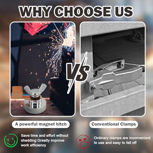 Wshxjzyay 2 Pack Magnetic Clamp