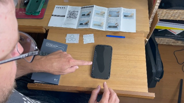 Watch QHOHQ Screen Protector STEP BY STEP INSTALL ﹙iphone 14 Pro﹚ on