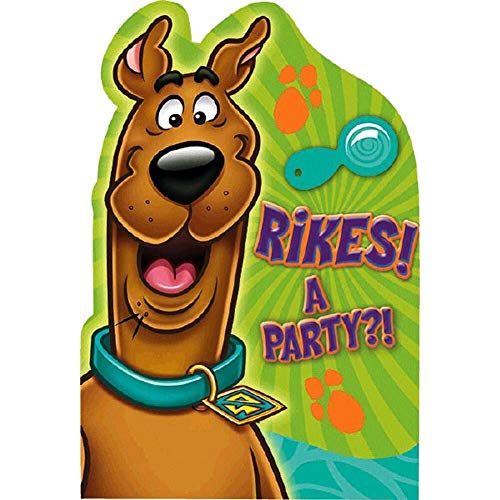 Awesome Scooby-Doo Birthday Party Postcard Invitations, Paper , 5