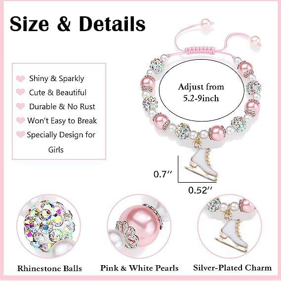 MollyQueen Figure Skating Bracelet - Ice Skating Gifts & Accessories for Women2