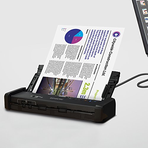Epson WorkForce ES-200 Colour Portable Document Scanner with ADF for PC and Mac, Sheet-fed and Duplex Scanning Epson WorkForce ES-200 Colour Portable Document Scanner with ADF for PC and Mac, Sheet-fed and Duplex Scanning