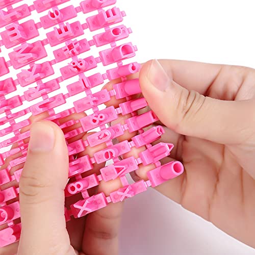 Cookie Biscuit Alphabet Stamps Patilwon 160 Pcs Stamp With Lowercase Alphabet Number Letter For Cake Baking Clay Diy Embosser Mold, Family Communication Gift (Rose Red) #TOP3