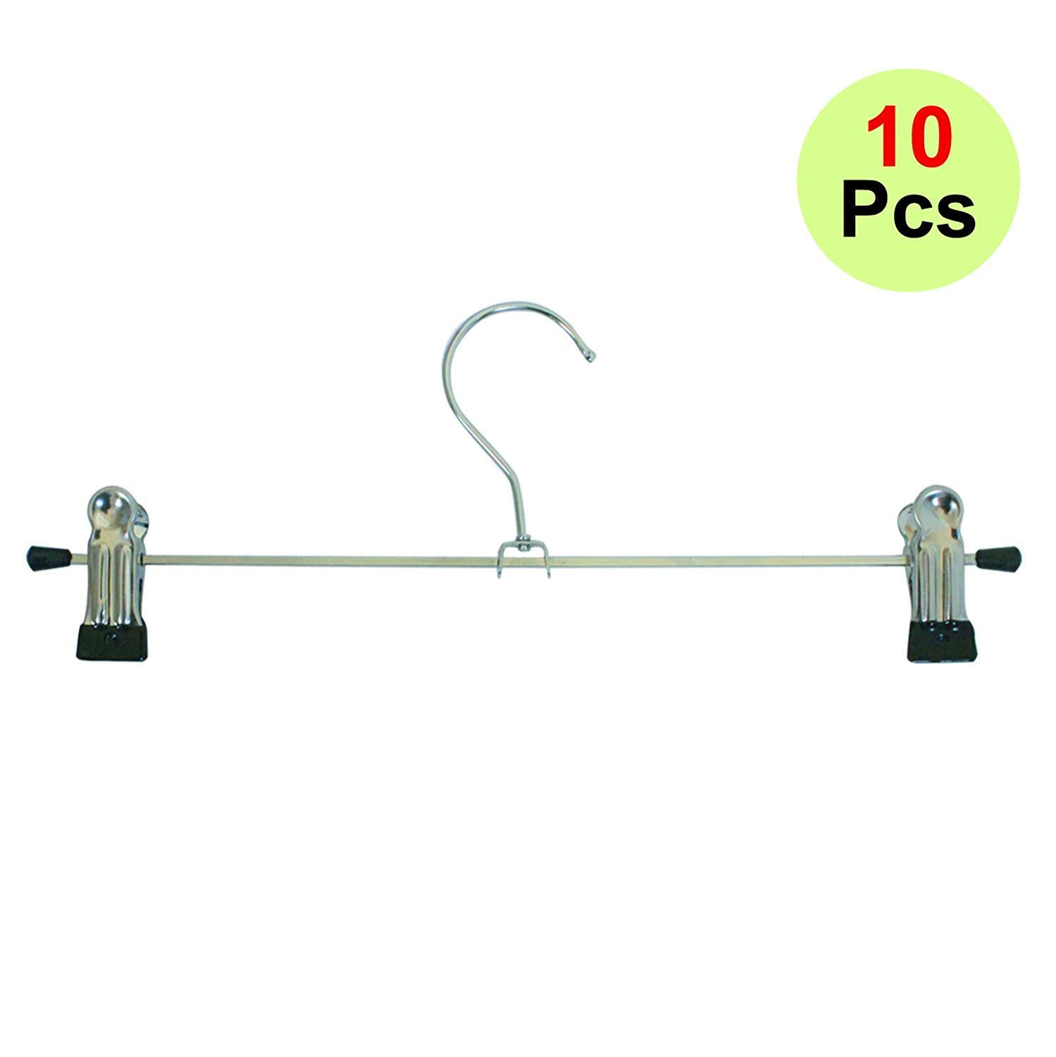 Trouser Trouser hanger From Metal with Clamps approx. 28cm - 10 pieces