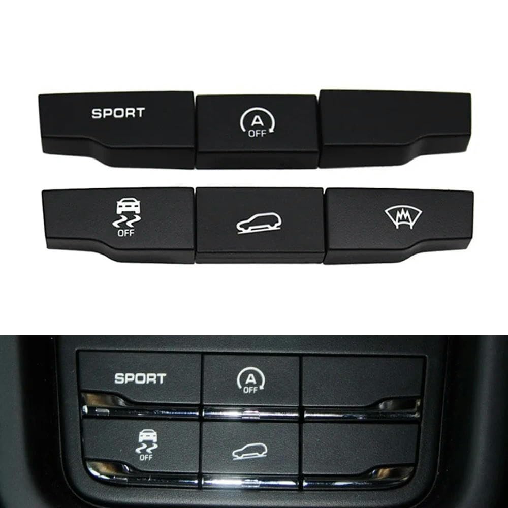Auto Schalter Knopf für Porsche Cayenne 7P5 2010-2018, Mittelkonsole Fahrmodussteuerung Multifunktionsschalter Sporttaste