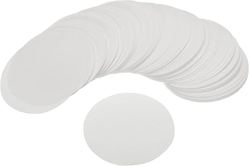 PATIKIL Mocha Pot - Filtro de papel redondo desechable de 2.2 pulgadas de diámetro exterior para máquina de café expreso, cafetería, oficina, hogar,