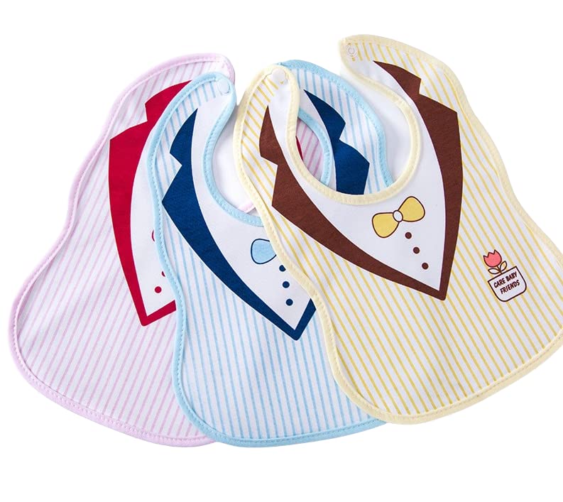 BabyGo Cotton Baby Tie Button Bibs...