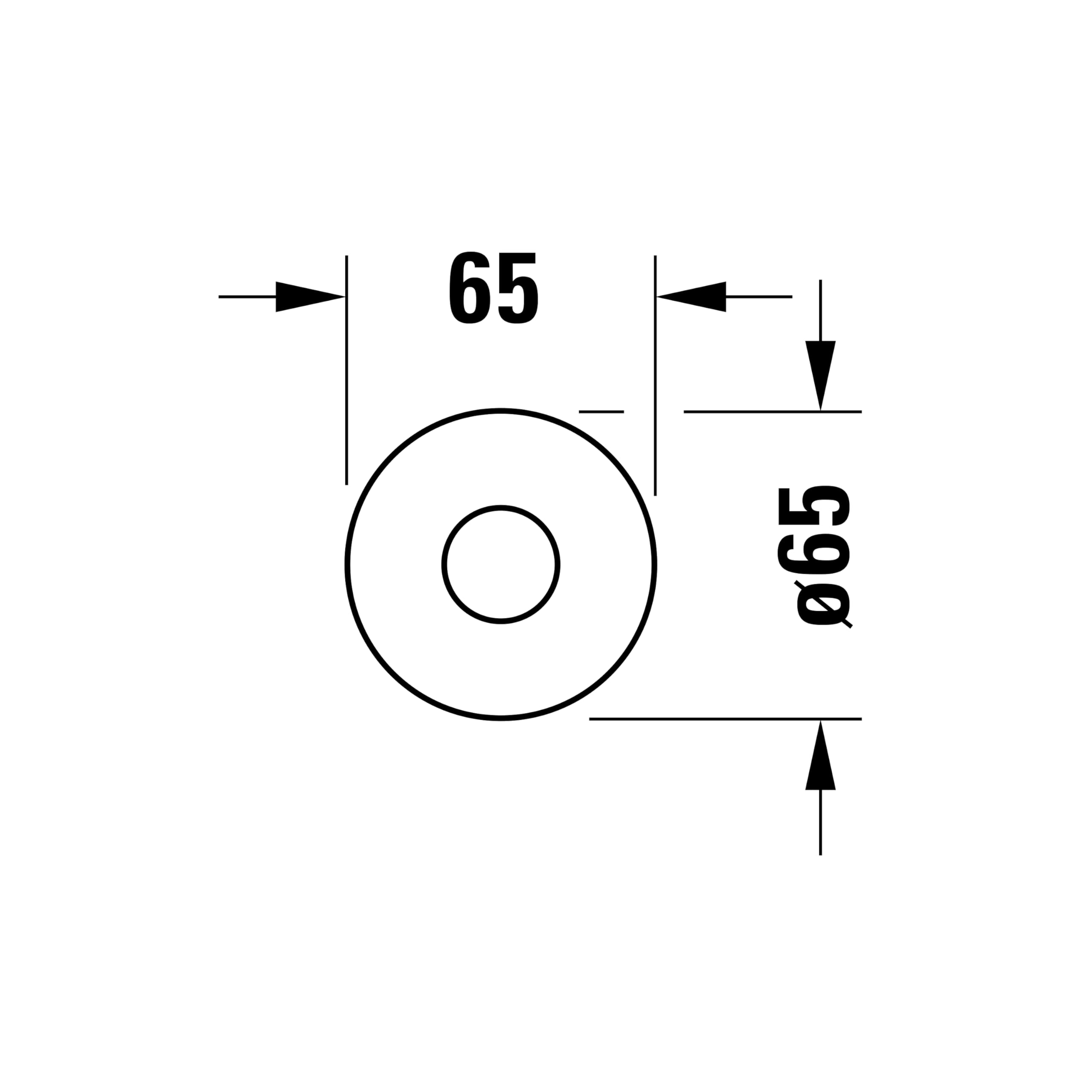 Duravit Circle Wanneneinlauf, Badewanneneinlauf mit runder Wandabdeckung, Zulauf Badewanne, Chrom