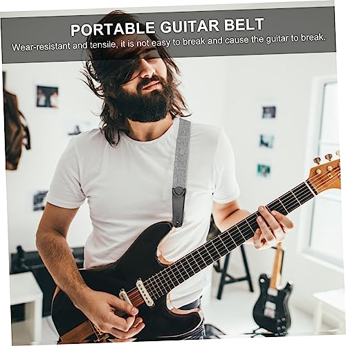 FAVOMOTO 1Pc Sangle De Guitare Acoustique À Cordes Support De Guitare Sangle D’Instrument en Cuir Robuste Ceinture D’Épaule De Guitare Cordes De Guitare Basse Sangles Réglables Portable - Les Beatles, Paul McCartney, John Lennon, RIngo Starr, George Harrison FAVOMOTO 1Pc Sangle De Guitare Acoustique À Cordes Support De Guitare Sangle D'Instrument en Cuir Robuste Ceinture D'Épaule De Guitare Cordes De Guitare Basse Sangles Réglables Portable – Image 5