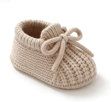 Newborn Shoes, Baby Girls Boys Hand Knit Booties,Photography Props, Photoshoot Crib Crochet Sock Slippers