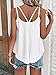 ATHMILE Tank Tops for Women 2025 Fashion Spring Shirt BohoTops Scoop Neck Sexy Loose Fit Casual Summer Flowy Cami Beach Vacation White