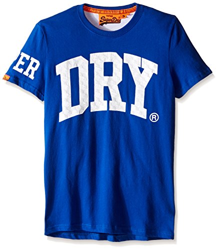 Superdry Men's Big Dry Graphic T-Shirt, Regal Blue, Large