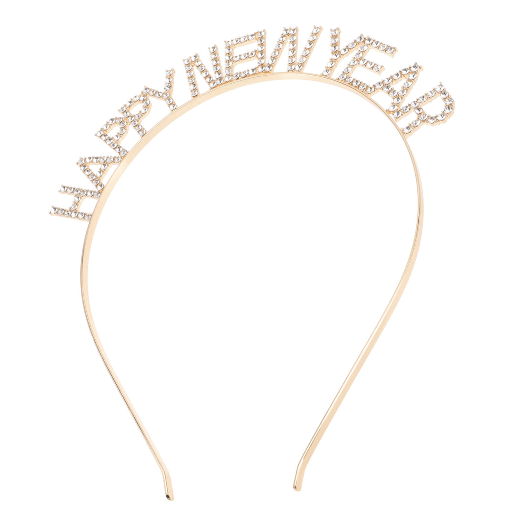 Ipetboom Cerchietto per Capelli di Capodanno Fascia Divertente e Compatta per Feste Accessorio Riutilizzabile per Cabina Fotografica Design Leggero e Pratico
