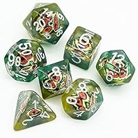World Of Dice Demon Eyes Würfelset 7tlg. - Polyedrische Würfel Für DND, DSA Rollenspiele