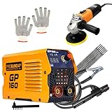 Kit Máquina Solda Inversora 160 220v + Esmerilhadeira + Luvas + Eletrodo e Mais!