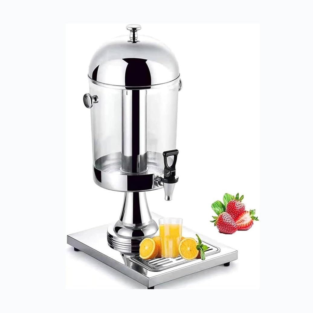 HCZKIUJY Drink Dispenser Beverage Dispenser Premium Stainless Steel Drink Dispenser - Ideal for Parties, Weddings, Buffet Catering - Heavy Duty Commercial Juice Dispenser