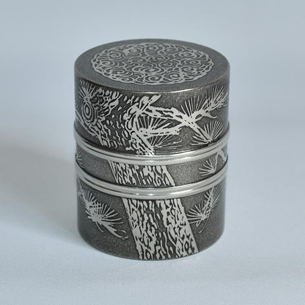 本錫 錫半 茶壷 茶入 茶筒 煎茶道具 茶道 錫製