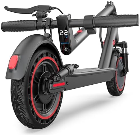Electric Scooter, 8.5" /10" /14" Tire, 16/19/22 Mph Top Speed, 12/22/27/28/49 Miles Long Range, Folding Escooter for Adults and Teens with Dual Braking,Dual Suspension, App