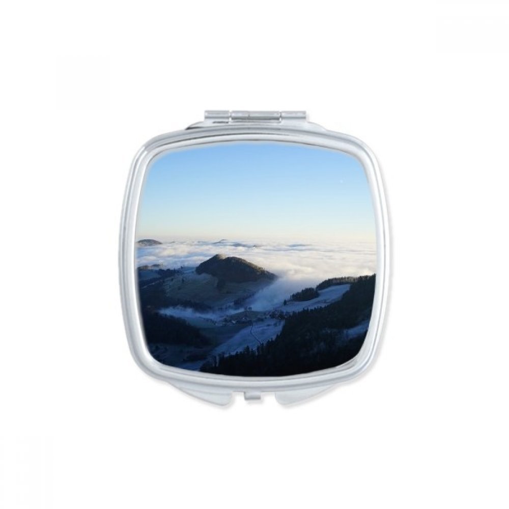 Miroir mignon petit cadeau de maquillage pour retouches en ville et voyage