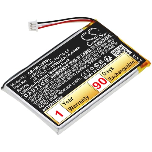 Evrongx p0750-lf Replacement Battery for Ingenico Link 2500, P0750-LF 296203895AB Battery 1200mAh