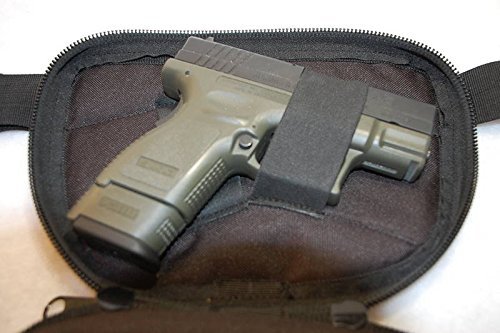 Medium Dtom Concealed Carry Fanny Pack Cordura Nylon Black