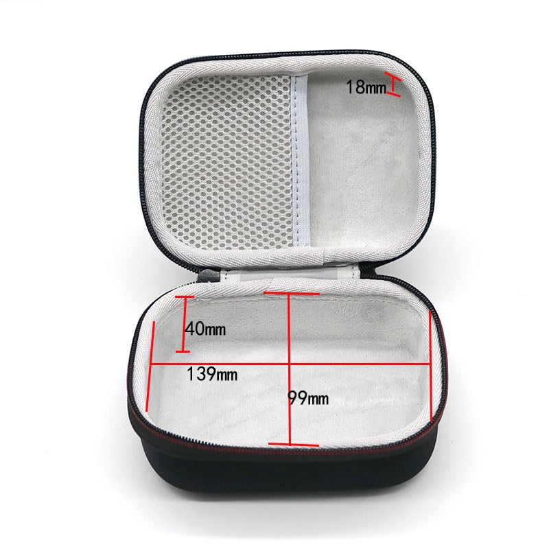 Pokrowiec Etui do Logitech MX Master 3S/MX Master 3 Bezprzewodowa Mysz o Wysokiej Wydajności,Podróżna Torba Transportowa z Siatkową Kieszenią do Kabel,Akcesoria(Czarny)