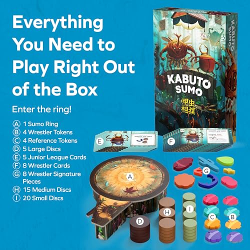 Kabuto Sumo Juego de Mesa de Estrategia Familiar miniatura 4